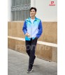 Bộ gió thể thao nam MDB-257 xanh bích phối đen